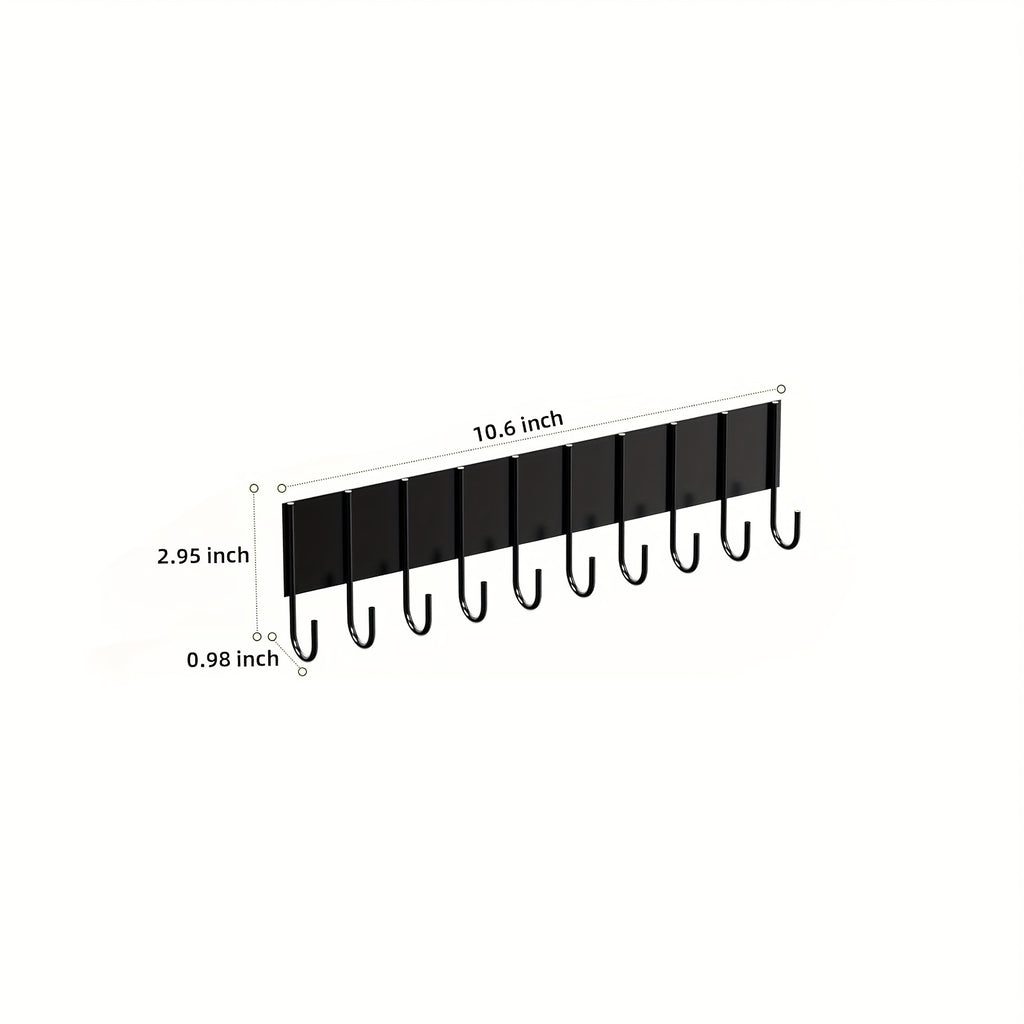 Refrigerator Magnetic Spice Rack, 3/5-Pack Magnetic Rack, Movable Refrigerator Storage Box, Spice Storage Box with 8 Hooks for Kitchen Use