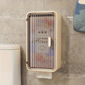 Versatile 2pcs Adjustable Home Storage Rack – durable multi-purpose storage, 2pcs 1pc Modern minimalist bathroom storage box wall-mounted storage rack tissue box with compartments, designed for American homes, daily convenience and practical gifting
