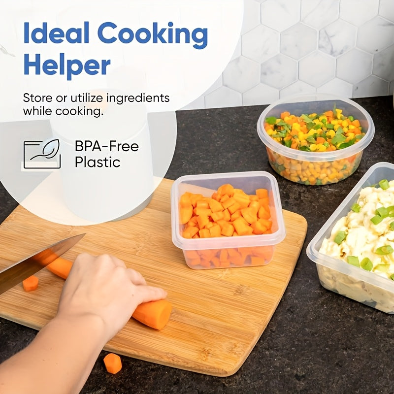 Compact 48pcs Airtight Food Storage Containers – leak-resistant reusable meal prep, 48pcs set Food Storage Container Set Crisper Easy Fix Lids 24 Lids 24 Containers, designed for American homes, daily convenience and practical gifting