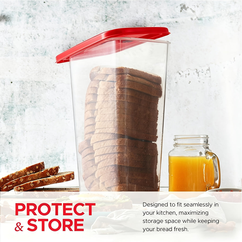 Premium Countertop Bread Storage Box – fresh-bread countertop organization, Plastic Bread Box with Top Lid - Freezer-Safe Rectangular Bread Storage Container with Reliable, designed for American homes, daily convenience and practical gifting