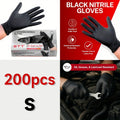 Black Nitrile Disposable Gloves, 200 Count Packaging, 6 Mils Thickness, Flexible And Form-Fitting, Chemical, Grade -Free, Maintenance Team Use