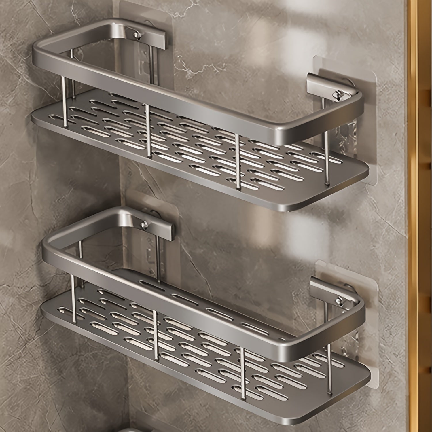Storage Rack – Premium 2 Pack Adjustable Home Storage Rack durable multi-purpose storage 2