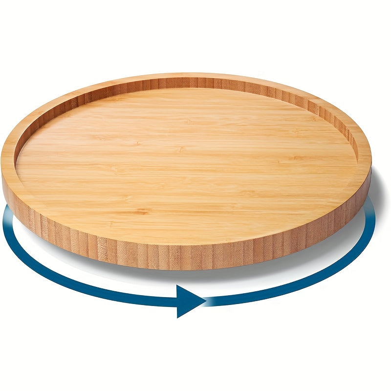 Compact Adjustable Home Storage Rack – durable multi-purpose storage, Homerays 9-Inch Non-Slip Lazy Susan Organizer - Spinning Spice Rack Featuring a Wooden Turntable, designed for American homes, daily convenience and practical gifting