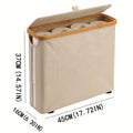 Heavy-Duty Stackable Home Storage Bins – portable space-saving storage, Foldable Toilet Paper Storage Basket with Lid Dustproof Visible Fabric Tissue Holder with Strips, designed for American homes, daily convenience and practical gifting