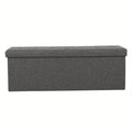 Versatile Home Storage Organizer – space-saving everyday organization, Folding Storage Ottoman Bench Foot Rest Stools End of Bed Storage Bench Large Storage, designed for American homes, daily convenience and practical gifting