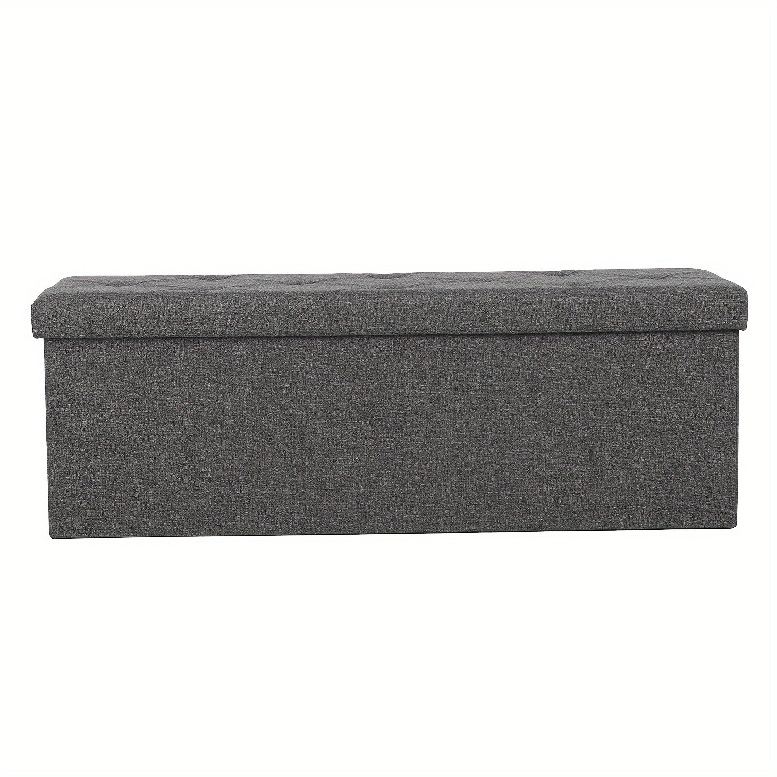 Versatile Home Storage Organizer – space-saving everyday organization, Folding Storage Ottoman Bench Foot Rest Stools End of Bed Storage Bench Large Storage, designed for American homes, daily convenience and practical gifting
