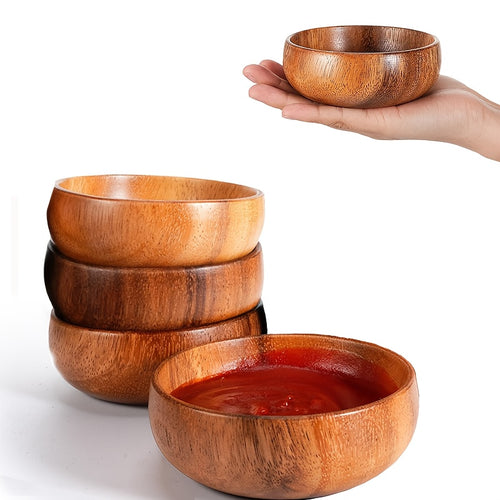 10-Piece Acacia Wood Condiment Bowl Set – view 2