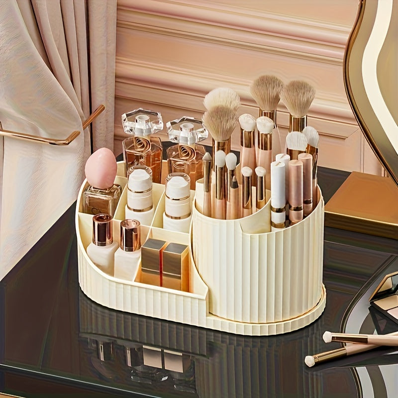Storage Bins – 8 07in 4 33in 4 57in Rotating Makeup Storage Box - Compact 360 Rotating