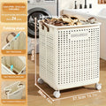 Smart Stackable Home Storage Bins – portable space-saving storage, 15 8 20GaA Large Foldable Wheeled Laundry Basket Multiple Sizes Available Without Lid -, designed for American homes, daily convenience and practical gifting