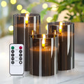 Heavy-Duty Decorative Home Lighting – warm functional room lighting, 8-mode Remote Control High-grade Grey Candle Battery Powered batteries Not Included Bedroom Decoration And, designed for American homes, daily convenience and practical gifting
