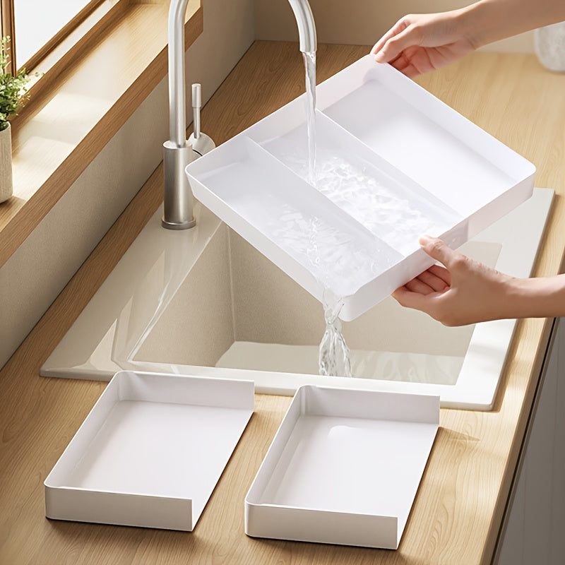 Heavy-Duty Stackable Storage Drawer – smooth-access cabinet organization, Adjustable Kitchen Utensil Tray with Expandable Drawer Organizer Ideal for Forks Spoons Knives And, designed for American homes, daily convenience and practical gifting
