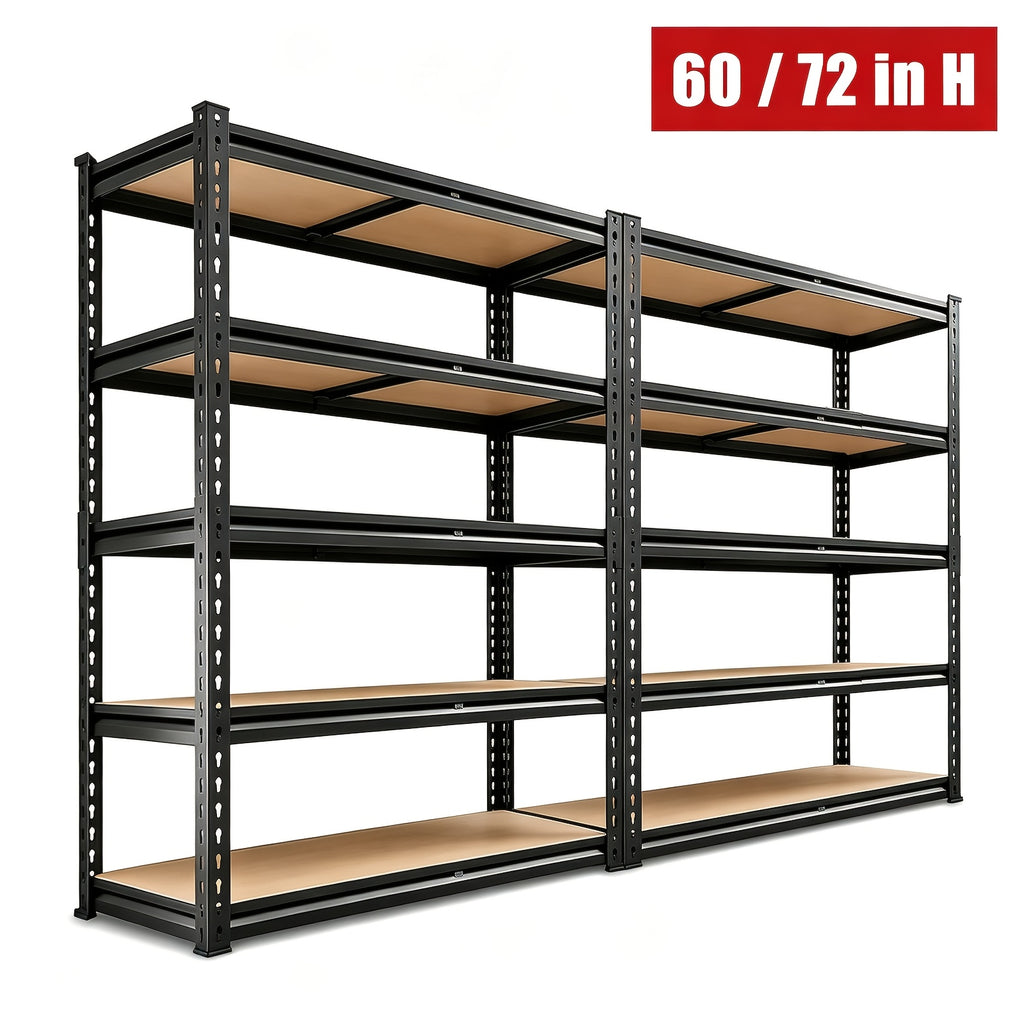 Compact 5 Tier Adjustable Home Storage Rack – durable multi-purpose storage, 2000LBS for garage Shelving Storage Shelves Heavy Duty Shelving 5 Tier Metal Shelving Units, designed for American homes, daily convenience and practical gifting