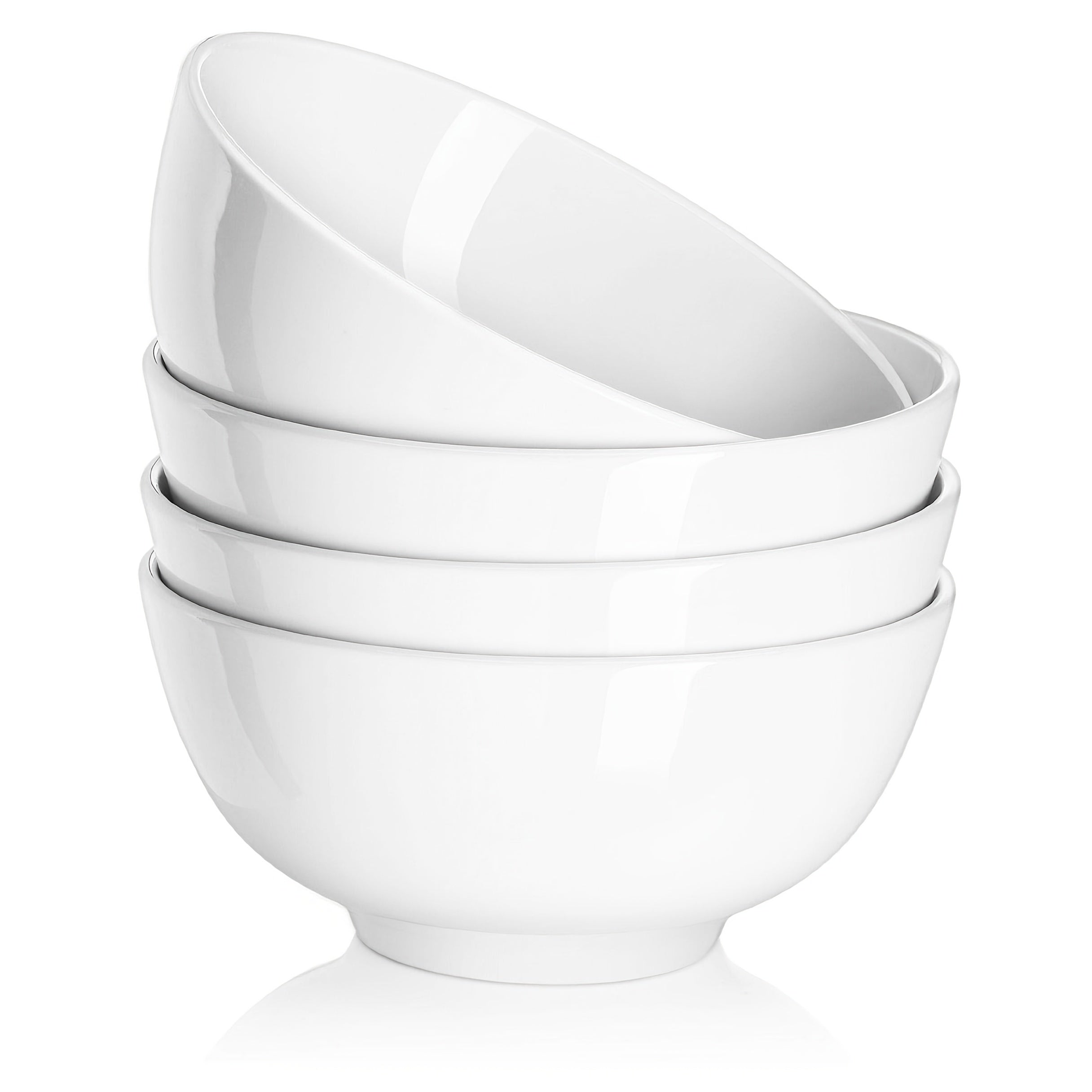 Premium 4/6pcs Home Storage Organizer – space-saving everyday organization, 4 6pcs 22oz White Ceramic Bowls Perfect for Soup Bowls for Kitchen Cereal Bowl, designed for American homes, daily convenience and practical gifting