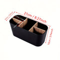 Smart Home Storage Organizer – space-saving everyday organization, 5-Slot Toothbrush Holder Suitable for Bathrooms Plastic Base Countertop Organizer with -Standing for Electric, designed for American homes, daily convenience and practical gifting