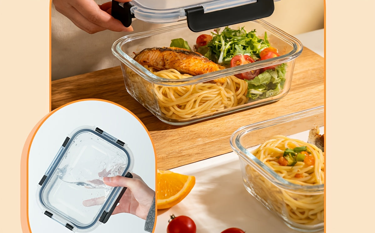 Versatile 24pcs Glass Meal Prep Container Set – leak-resistant reusable meal prep, 24pcs Glass Food Storage Containers with Lids Meal Prep Pantry Kitchen Storage Containers for, designed for American homes, daily convenience and practical gifting