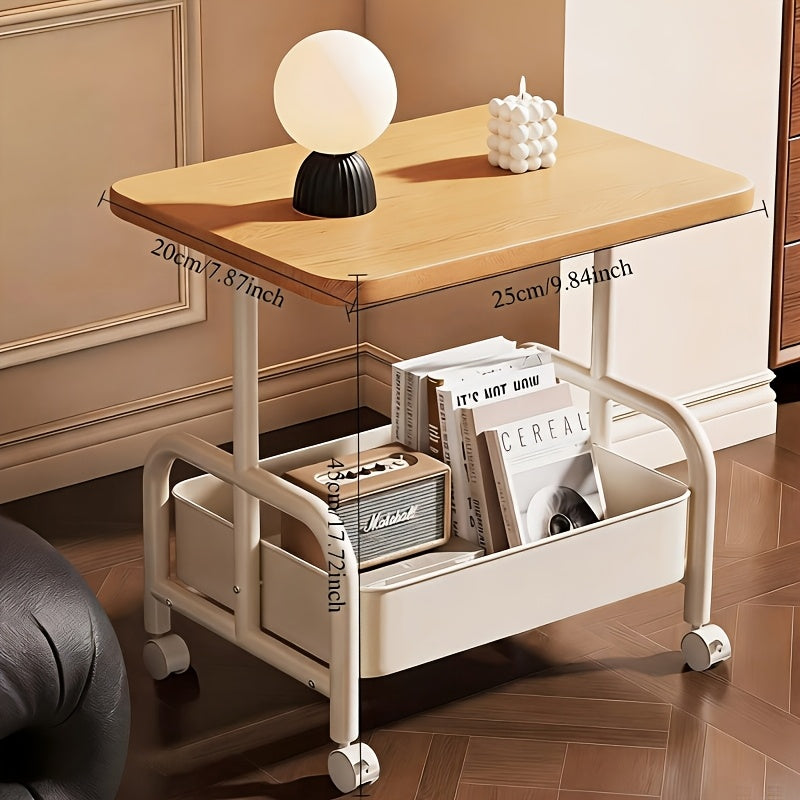 Modern Adjustable Home Storage Rack – durable multi-purpose storage, Three-tier Storage Rack Multi-functional Rolling Trolley with Desktop Silent Casters for Easy Movement Suitable, designed for American homes, daily convenience and practical gifting