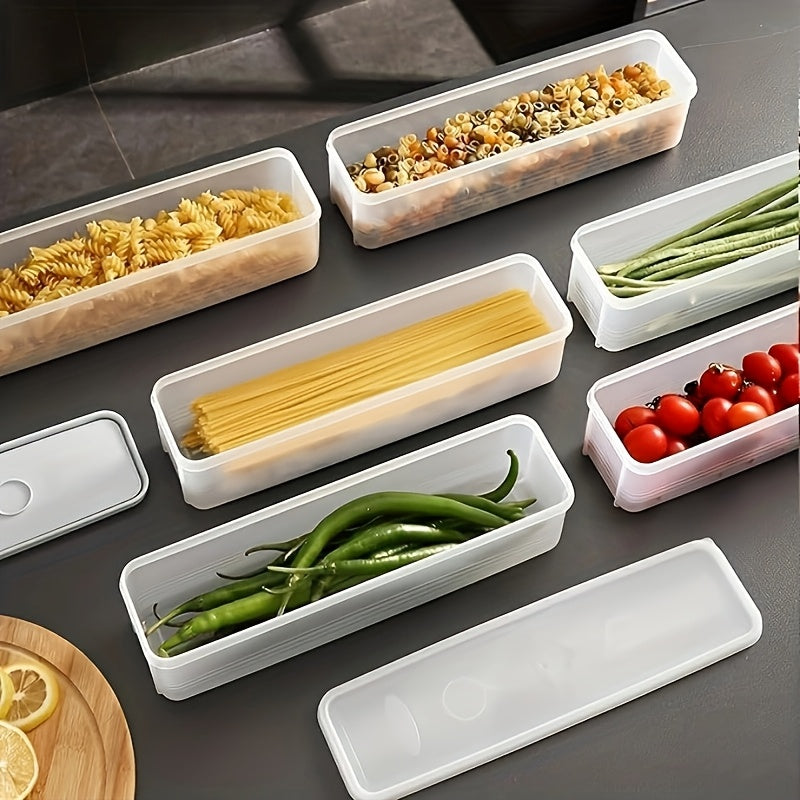 Versatile 2/4/6pcs Airtight Food Storage Containers – leak-resistant reusable meal prep, 2 4 6pcs Clear Rectangular Plastic Food Storage Containers with Flip-Top Lids - Airtight, designed for American homes, daily convenience and practical gifting