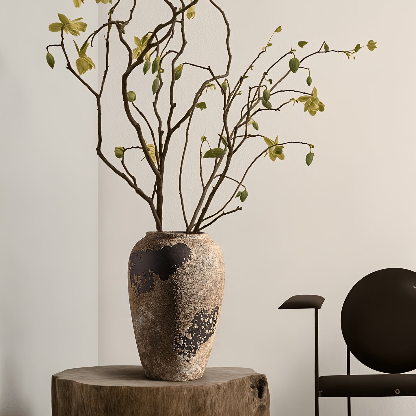 Smart Ceramic Flower Vase – tabletop floral display and modern home decor, Rustic Rust Ceramic Vase Wabi Sabi Decorative Pottery Vase Ideal for Table Centerpieces Living, designed for American homes, daily convenience and practical gifting