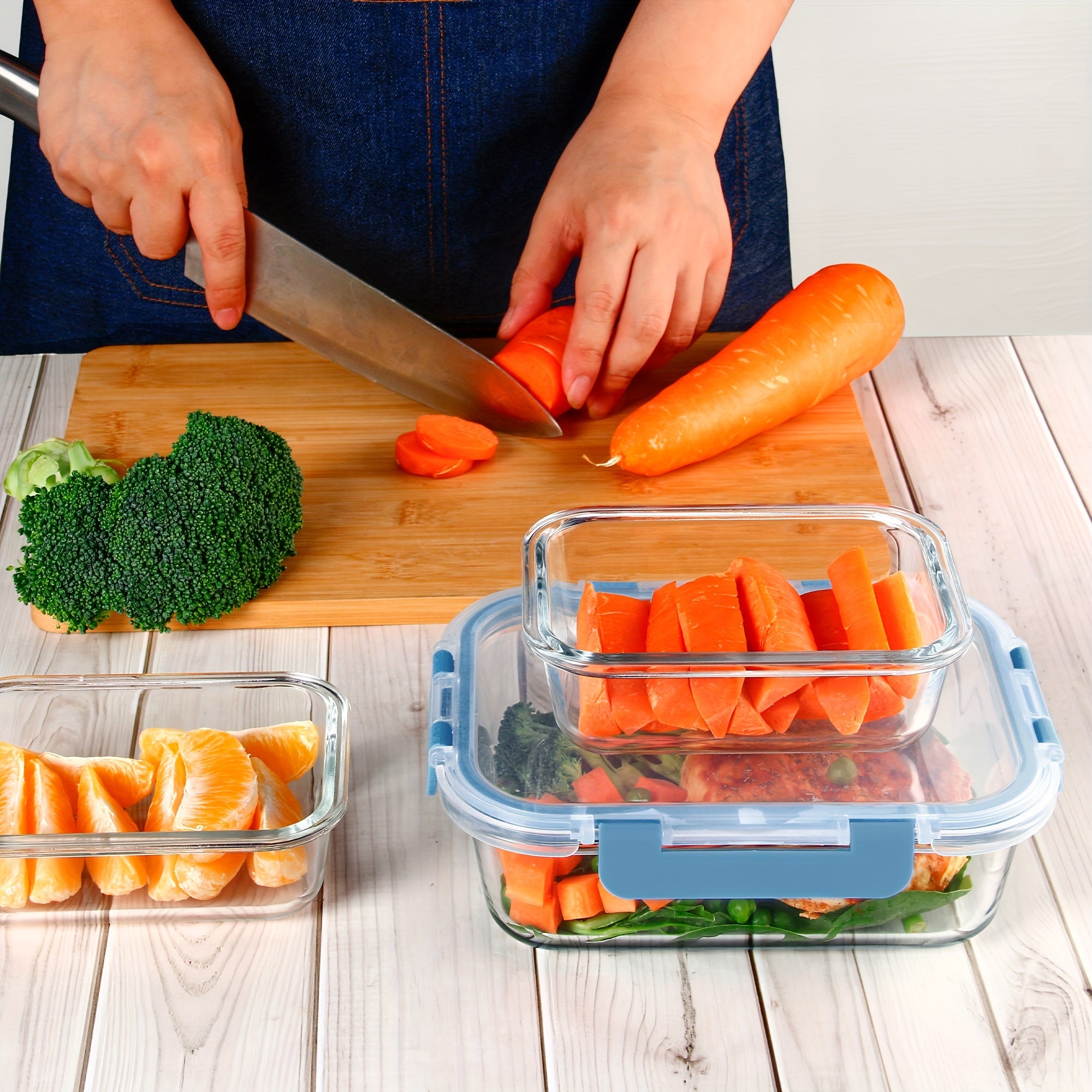 Space-Saving 12 Pack Glass Meal Prep Container Set – leak-resistant reusable meal prep, 12 Pack Glass Food Storage Containers Glass Meal Prep Containers With Airtight Lids Dishwasher, designed for American homes, daily convenience and practical gifti