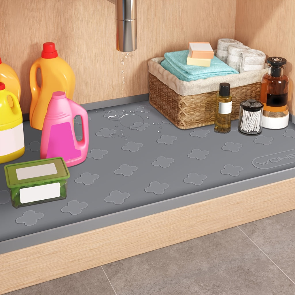 Heavy-Duty Adjustable Home Storage Rack – durable multi-purpose storage, Waterproof Under Sink Mat Measuring 34 X 22 Or 17 X 12 6 Designed, designed for American homes, daily convenience and practical gifting