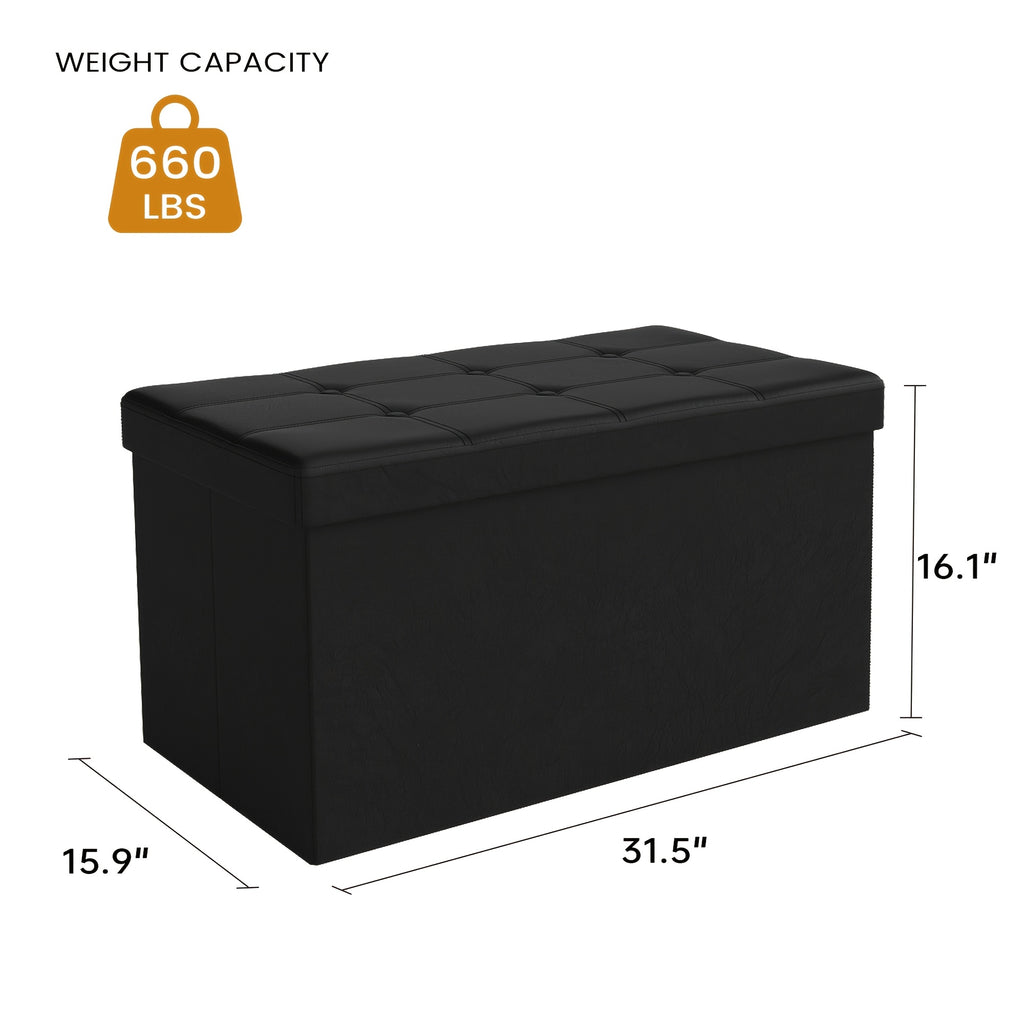 Premium Decorative Home Lighting – warm functional room lighting, Leather Or Linen Ottoman Storage Bench 3 Sizes 30 31 5 And 43 5, designed for American homes, daily convenience and practical gifting