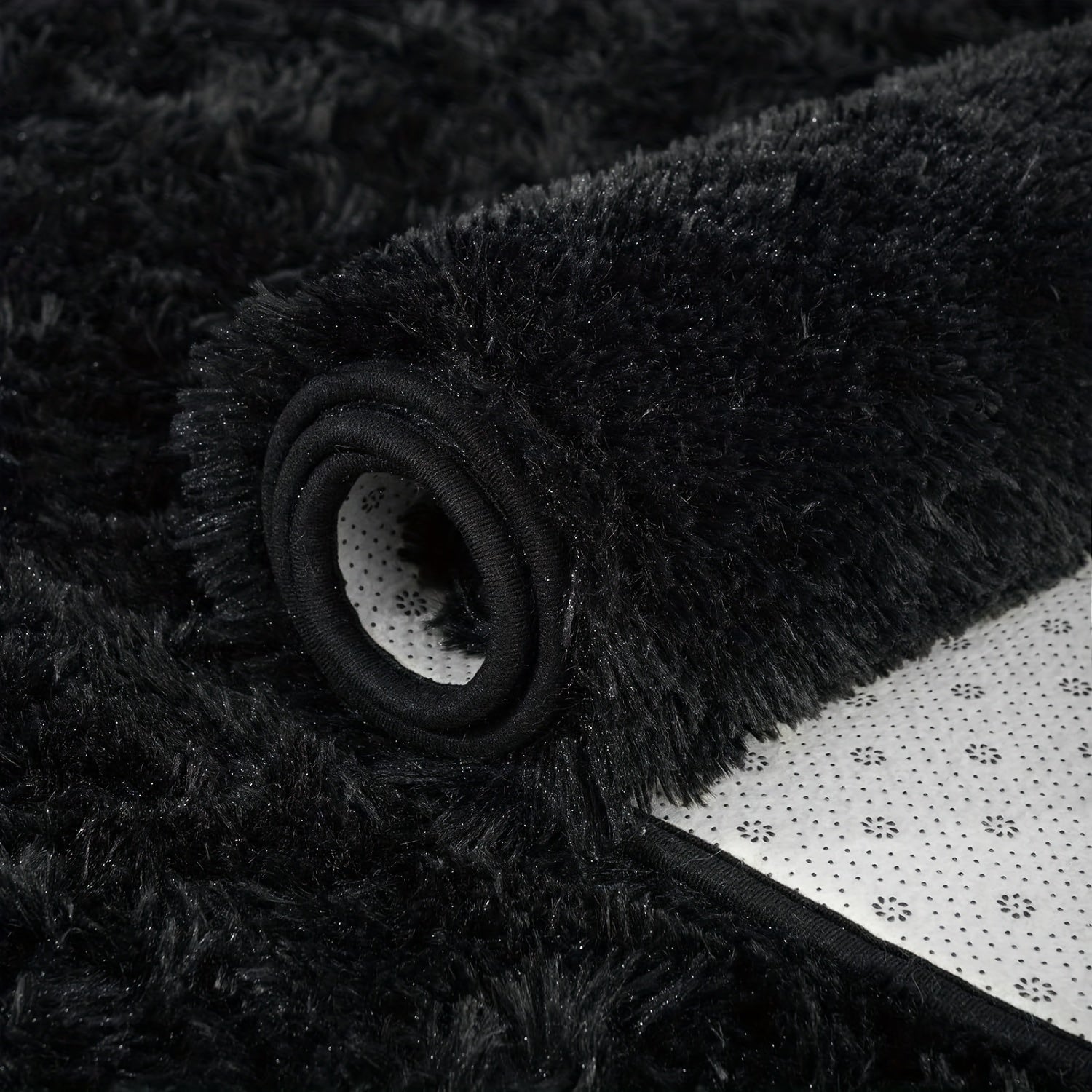 Area Rug – 1pc Luxurious Rectangular Shaggy Plush Carpet Rug - Soft, Fluffy, Tie-dyed, Solid,