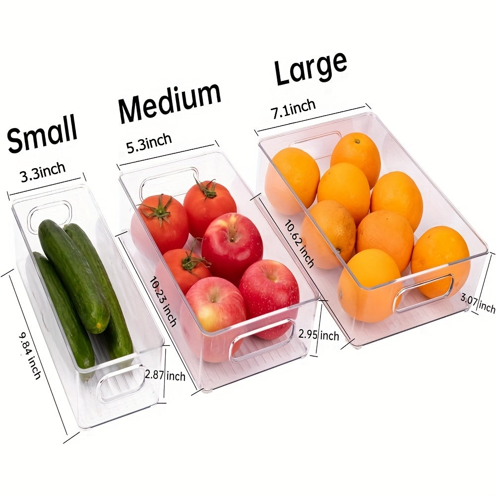 Easy-Access 3/6/9/12Pack Stackable Storage Drawer – smooth-access cabinet organization, 3 6 9 12Pack Refrigerator Organizer Bins 3 Sizes Stackable Clear Pantry Organizer Bins, designed for American homes, daily convenience and practical gifting