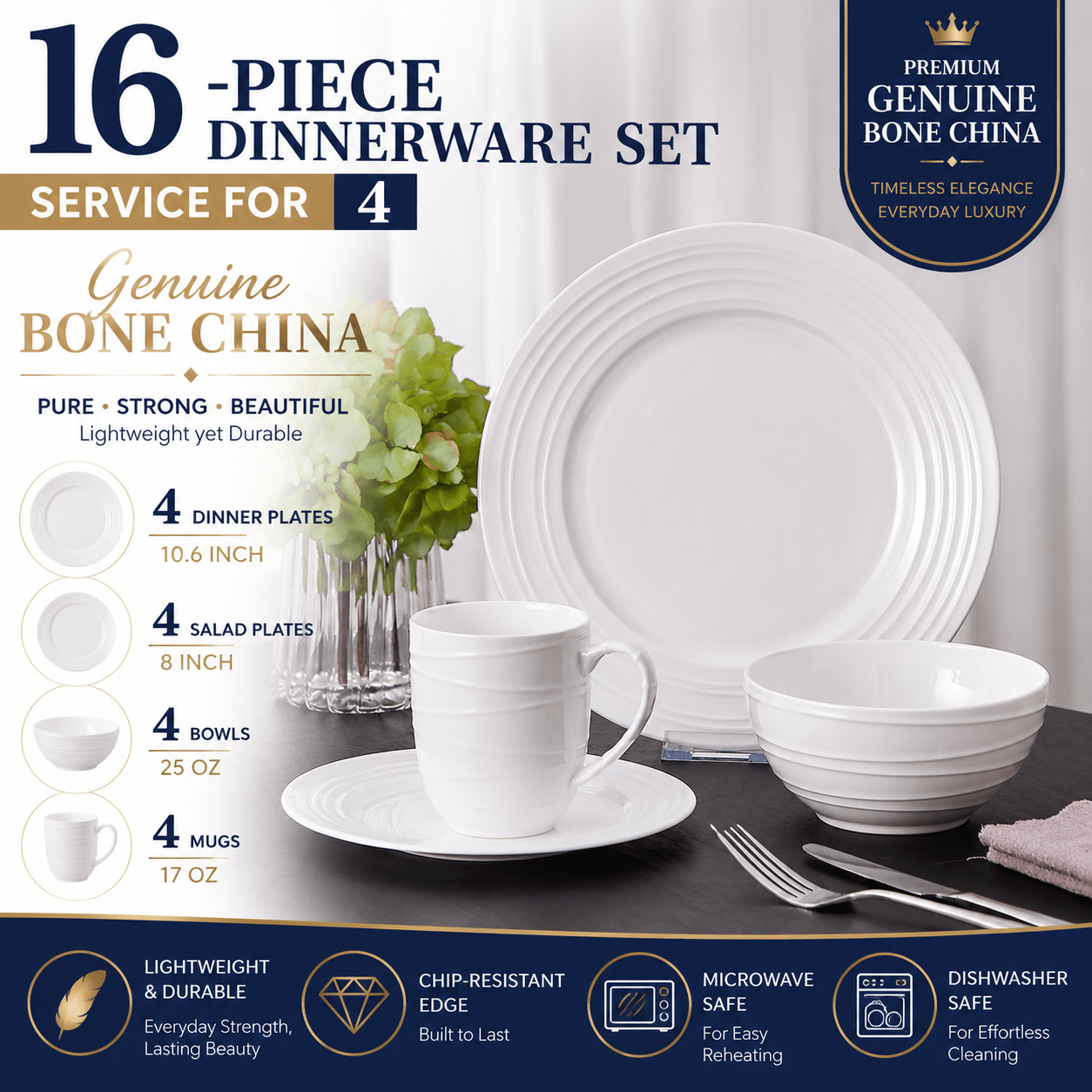 Space-Saving Home Storage Organizer – space-saving everyday organization, Bone China Modern Minimalist Ceramic Dinnerware Set Includes Bowl Plate and Mug - Local, designed for American homes, daily convenience and practical gifting