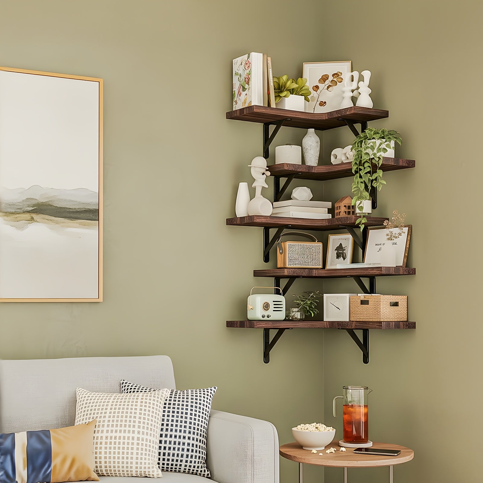 Storage Rack – Space-Saving 5/6pcs Adjustable Home Storage Rack – durable multi-purpose storage,