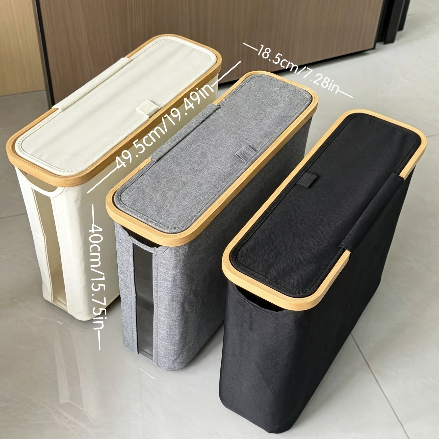 Premium Stackable Home Storage Bins – portable space-saving storage, Large Capacity Bamboo Paper Towel Storage Basket Holds 9-12 Rolls Dustproof Beautiful Toilet Paper, designed for American homes, daily convenience and practical gifting