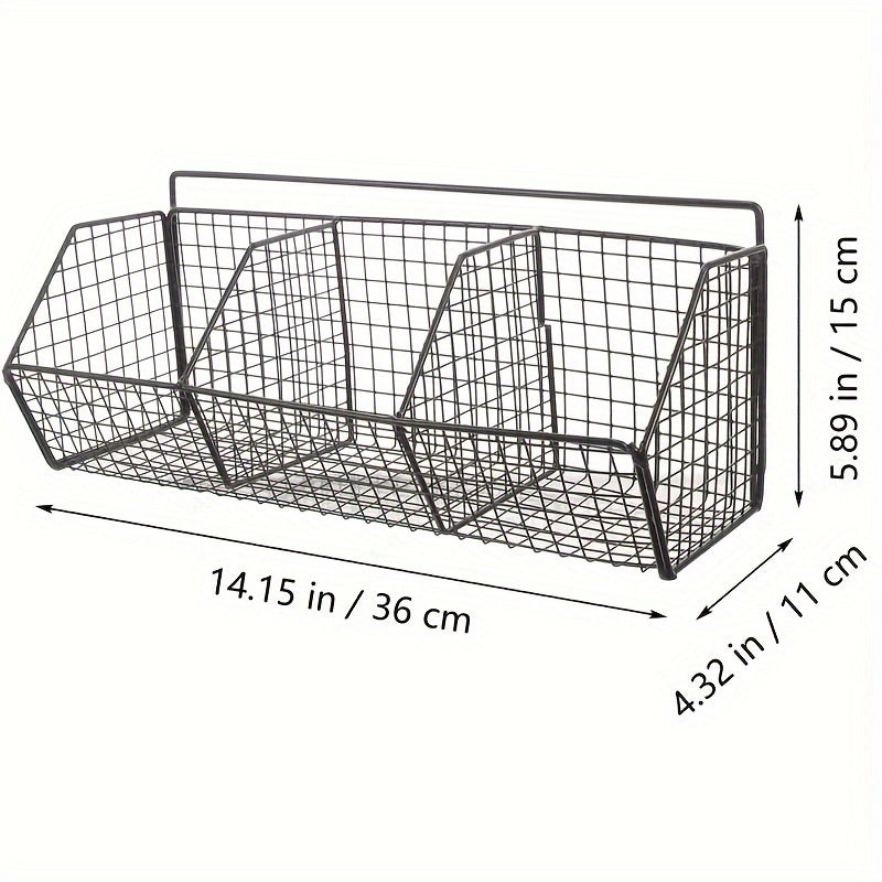 Compact Adjustable Home Storage Rack – durable multi-purpose storage, Storage Basket Wire Food Storage Organizer Wall-Mounted Storage Rack Kitchen Bedroom Bathroom Home Wall, designed for American homes, daily convenience and practical gifting