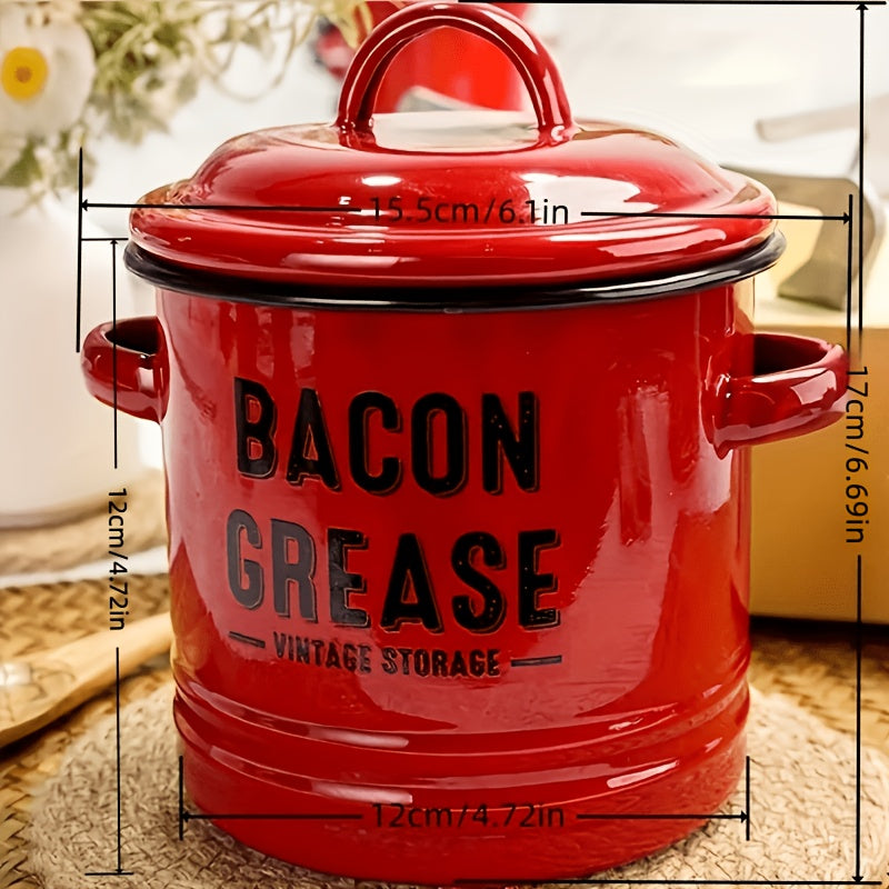 Versatile Reusable Drinkware Set – easy-access beverage storage, Outdoor Travel Kitchenware Enamel Oil Can Set Large-Capacity Condiment Can Oil Bottle Filter Food, designed for American homes, daily convenience and practical gifting