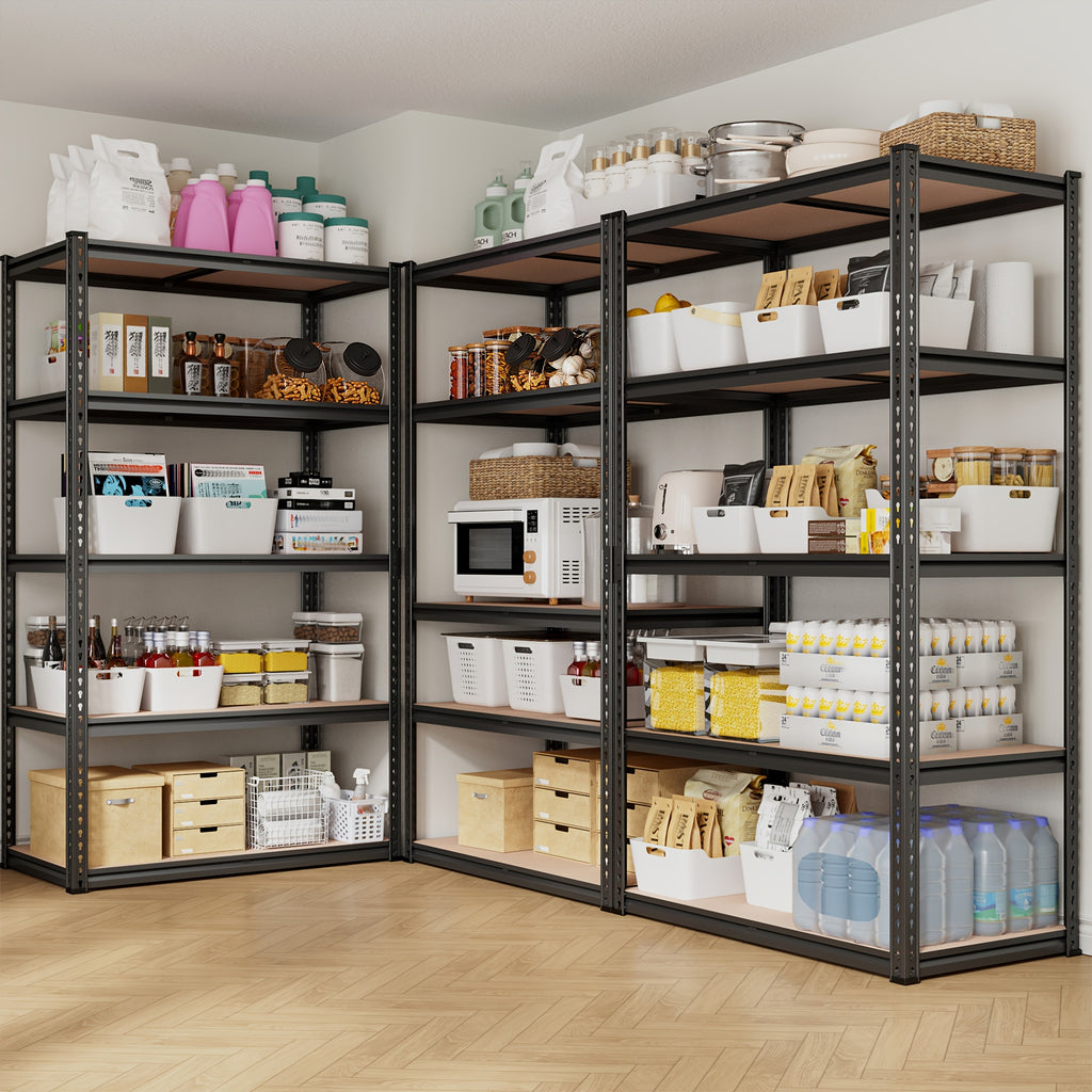 Space-Saving Adjustable Home Storage Rack – durable multi-purpose storage, Heavy-Duty Home Storage Shelf 60 H Five-Tier Storage Rack 2000LBS Capacity Adjustable Storage Shelf, designed for American homes, daily convenience and practical gifting