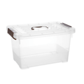 Modern Clear Stackable Storage Bins – portable space-saving storage, Clear Stackable Storage Bins 8 Packs Clear Stackable Plastic Storage Bins with Lids Handle, designed for American homes, daily convenience and practical gifting