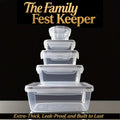 Compact 40pcs Airtight Food Storage Containers – leak-resistant reusable meal prep, 40pcs 20pcs Containers 20pcs Lids 10pcs 5pcs Containers 5pcs Lids Food Storage Container with, designed for American homes, daily convenience and practical gifting