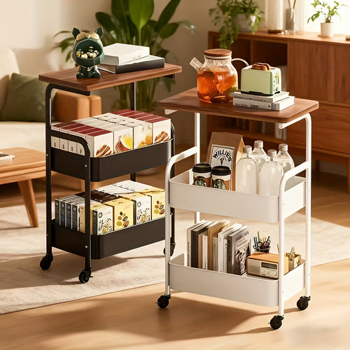 3-Tier Rolling Kitchen Storage Cart